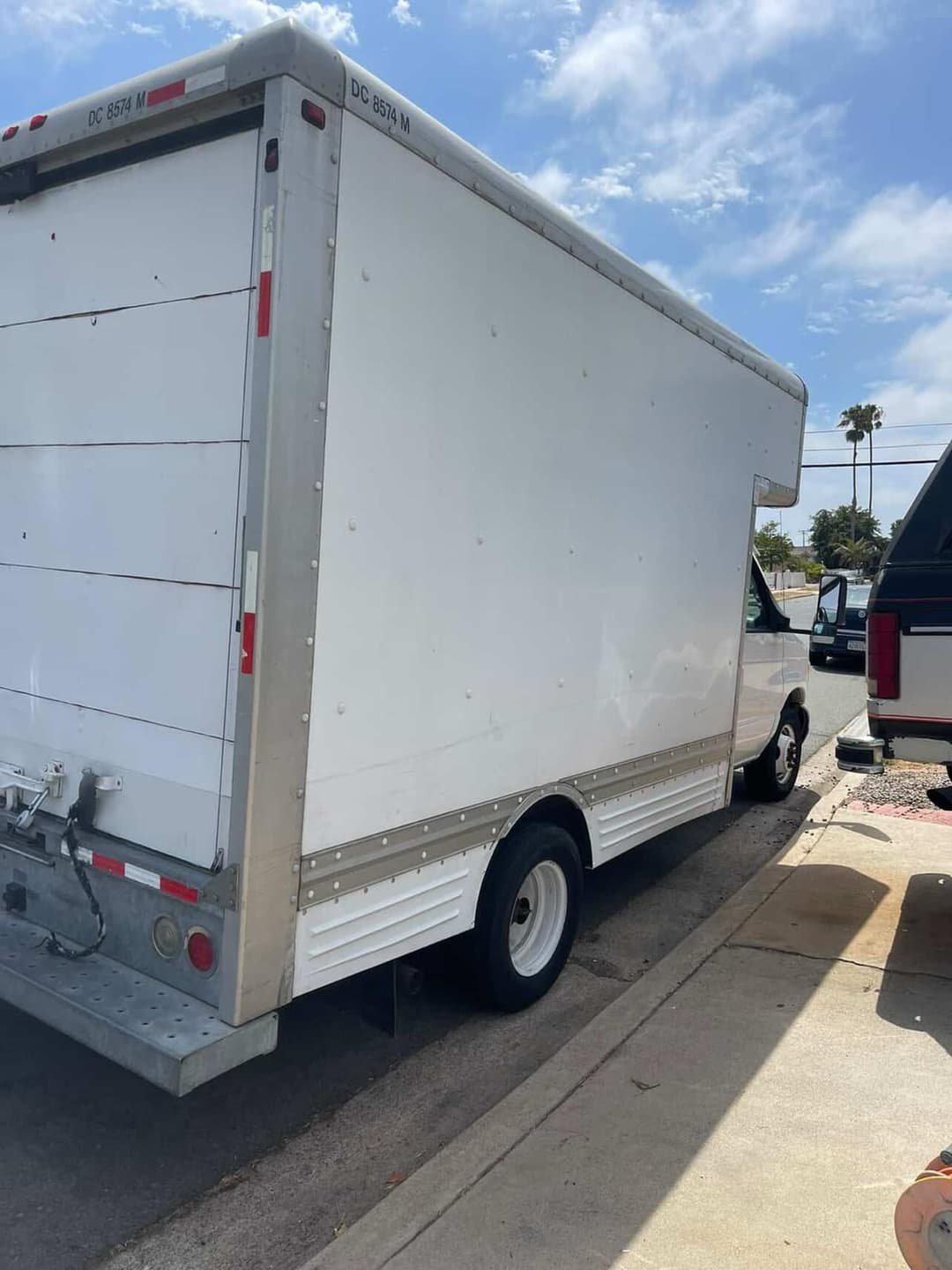 truck used for storing insulation materials